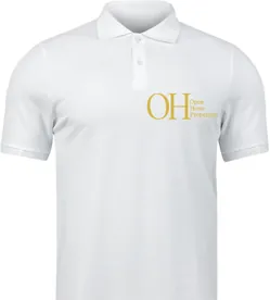 Open Home Properties polo — white