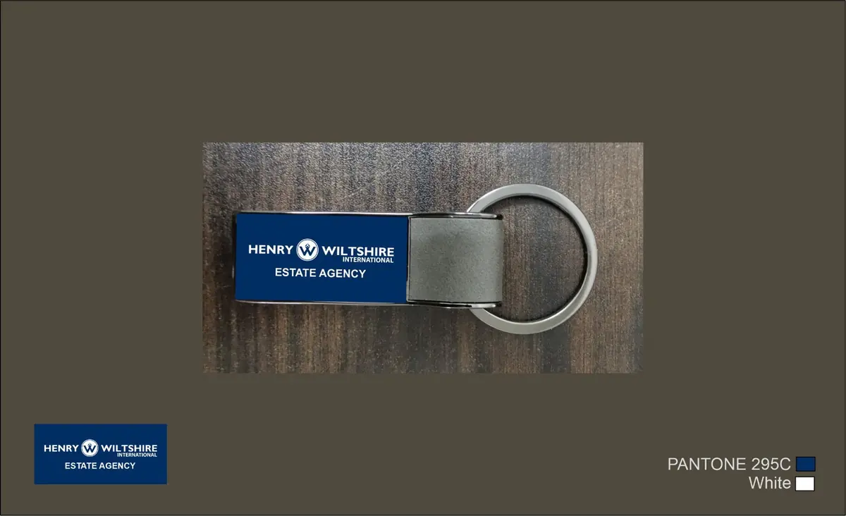 Branded keychain